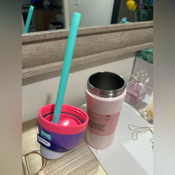 Kids Pink and Purple OWALA Insulated Water Bottle - Picture 5 of 5